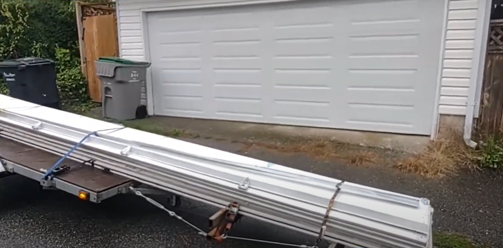 Garage door panel.