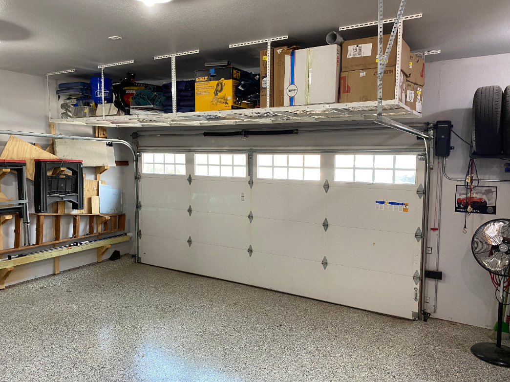 Overhead garage door repair.