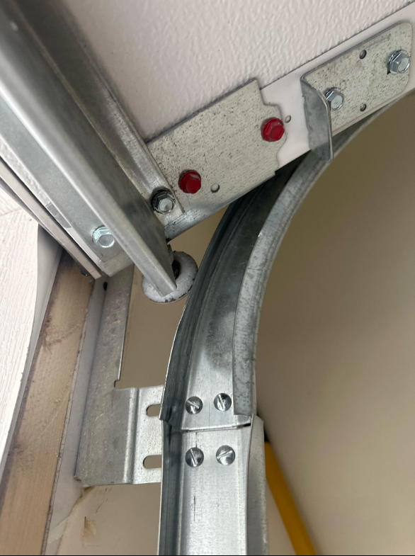 Garage door track